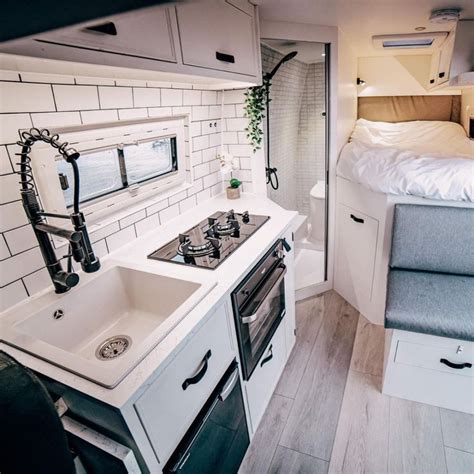 15 Camper Van Kitchens for Layout & Design Inspiration | Camper van kitchen, Camper van, Build a ...