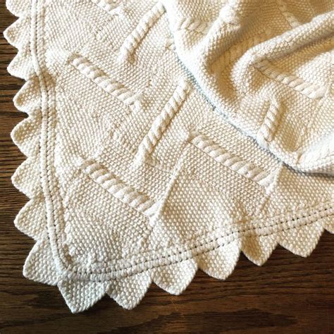 Entrelac Knitted Baby Blanket | Knitted baby blanket, Baby knitting, Entrelac