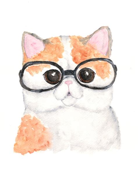 Cats Wearing Glasses: 10 Art Prints You’ve Got to See - Catster