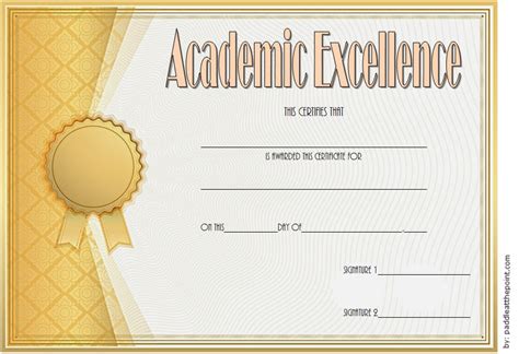 The first Academic Excellence Certificate FREE Printable on our site ...