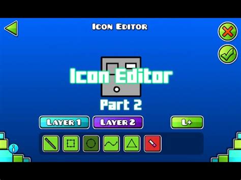 Geometry Dash 2.2 : Icon Creator Editor - YouTube