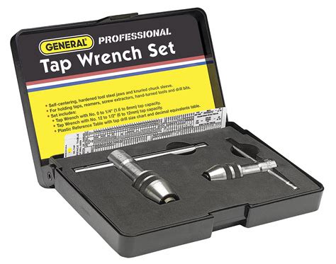 GENERAL Tap Wrench, Handle Type Sliding, Handle Shape T - 6TFF8|167 - Grainger