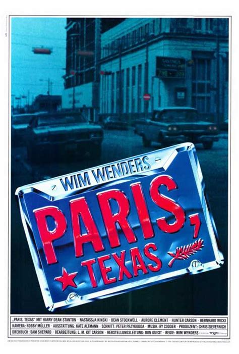 Paris, Texas Movie Posters From Movie Poster Shop