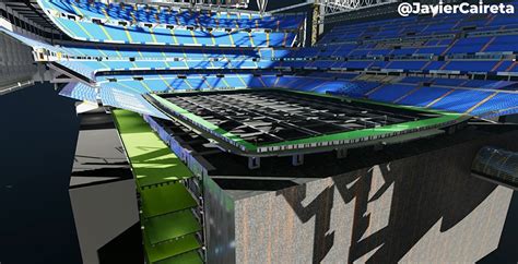 Amazing Sliding Field: Real Madrid's Revamped Santiago Bernabeu Stadium ...