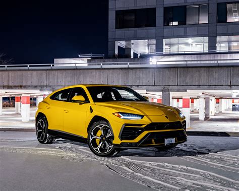 Lamborghini Urus in snow on Behance