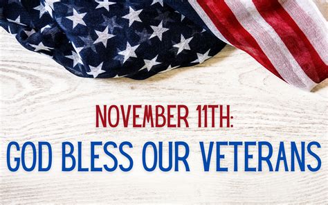 November 11th: God Bless Our Veterans (John 15:13)