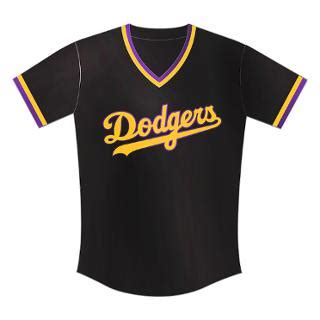 August 20, 2019 Los Angeles Dodgers - Lakers Night Jersey - Stadium Giveaway Exchange