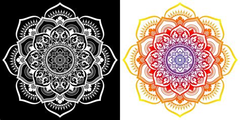 Applied Thai art pattern in Mandala style. 5275749 Vector Art at Vecteezy