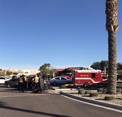 Peoria Police (AZ) on Twitter: ".@PeoriaAzPS @ rollover accident 88th ...