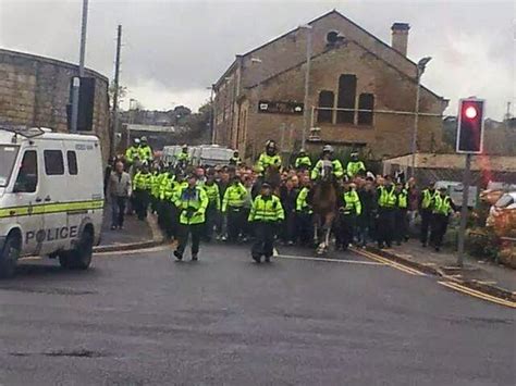 Football Hooligan Pictures: Leeds in Rotherham 17 Oct 2014