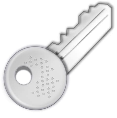 Clipart - Silver Key