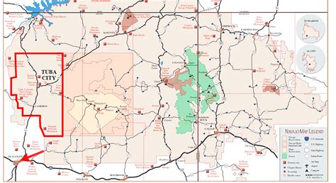 Navajo Nation District Map