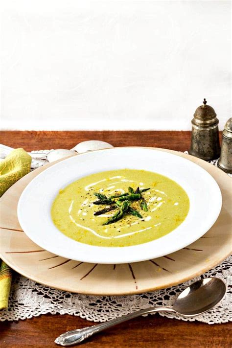 Lemon Asparagus Soup | The Perfect Diabetes Comfort Food Collection