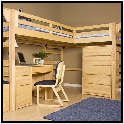 Loft Beds With Desk And Storage Plans Free - Bedroom : Home Decorating ...