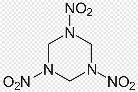 RDX Structural formula Structure Chemical formula Detonation, Rdx, angle, white png | PNGEgg