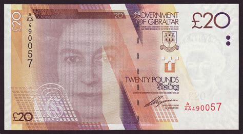 New Gibraltar Pound Banknotes