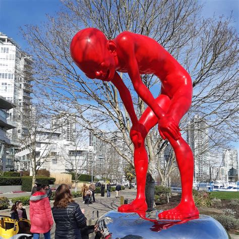 Sculpture of huge red giant added to Vancouver arts festival - Vancouver Is Awesome