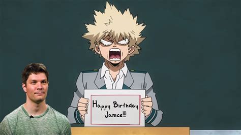 BAKUGO WISHED ME HAPPY BIRTHDAY!!!! - YouTube