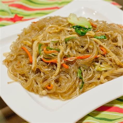 Japchae Noodles -Korean Glass Noodles {Gluten Free, Dairy Free}