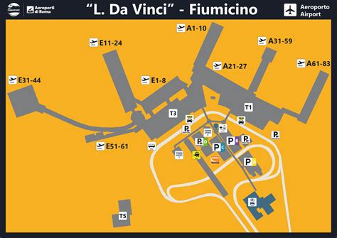 Map Of Fiumicino Airport - Fayre Jenilee