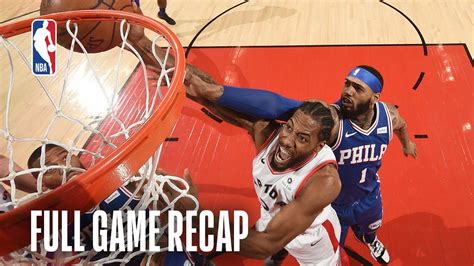 76ERS vs RAPTORS | Toronto Brings Team Effort Home | Game 5 - YouTube