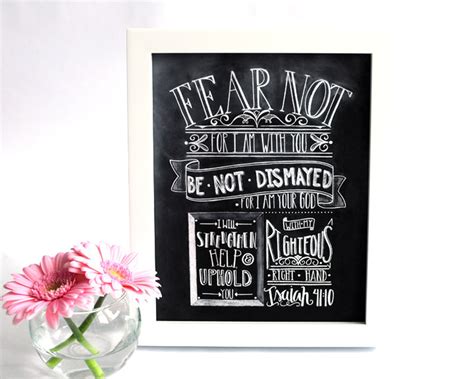 Scripture Art Bible Verse Art Isaiah 41:10 Scripture Print - Etsy