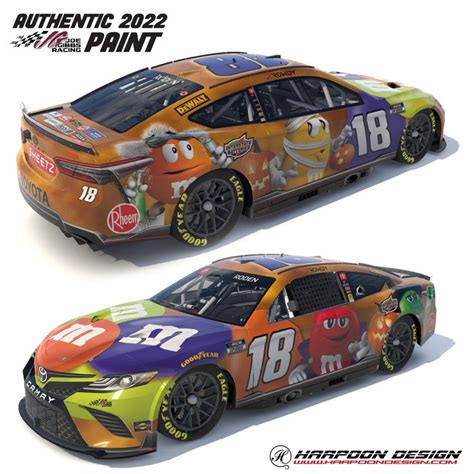 2022 Kyle Busch M&M Halloween Camry | Nascar diecast, Nascar cars, Race car driving