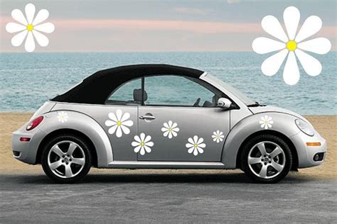 30 large daisy flower car graphics decals stickers | Car graphics decals, Flower car, Car graphics