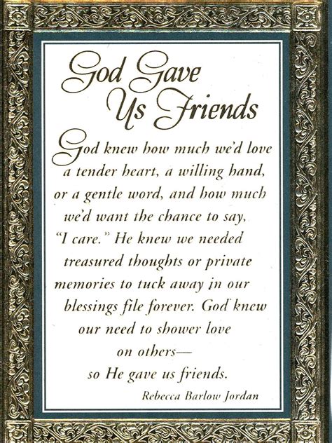 God And Friendship Quotes - ShortQuotes.cc