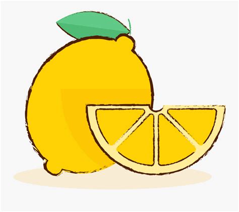 Original Hand Painted Cartoon Lemon Used Commercially , Free Transparent Clipart - ClipartKey