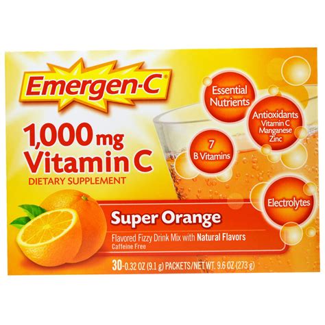 How many Emergen-C per day is OK to drink? - VITAMENTOR