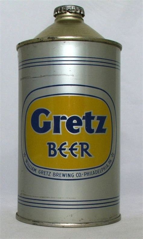 Gretz - Steel Canvas | Vintage beer, Old beer cans, Beer brands