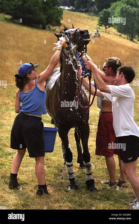 THE DOUBLEPRINT BRITISH HORSE TRIALS CHAMPIONSHIPS AT GATCOMBE PARK GLOUCESTERSHIRE UK AUG 1999 ...