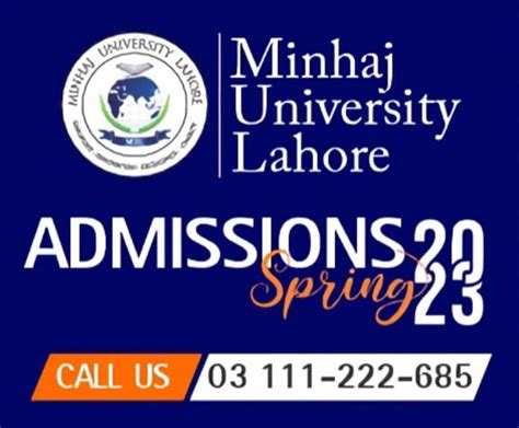 Minhaj University Lahore Admission 2023 Eligibility Criteria