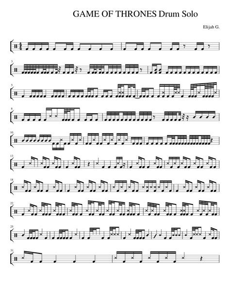 Drum Solo Sheet music for Snare drum (Marching Band) | Musescore.com