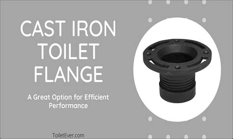 Cast Iron Toilet Flange: A Great Option for Efficient Performance ...