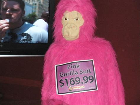 pink gorilla costume by altonwiththebchs on DeviantArt