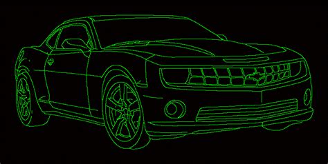 Perspective View Car 2D DWG Block for AutoCAD • Designs CAD