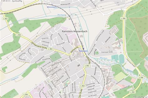 Ramstein-Miesenbach Map Germany Latitude & Longitude: Free Maps