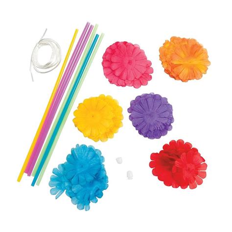 Flower Lei Craft Kit - Makes 12 | Diy crafts for adults, Crafts, Diy ...