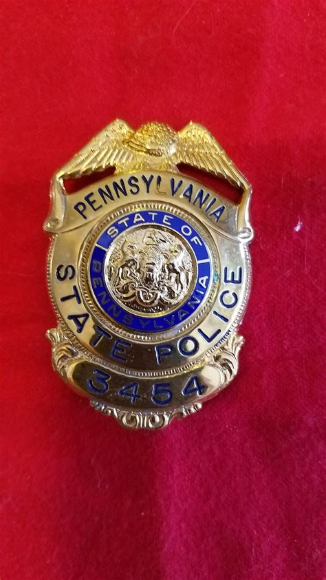 Pennsylvania State Police Badge - Etsy