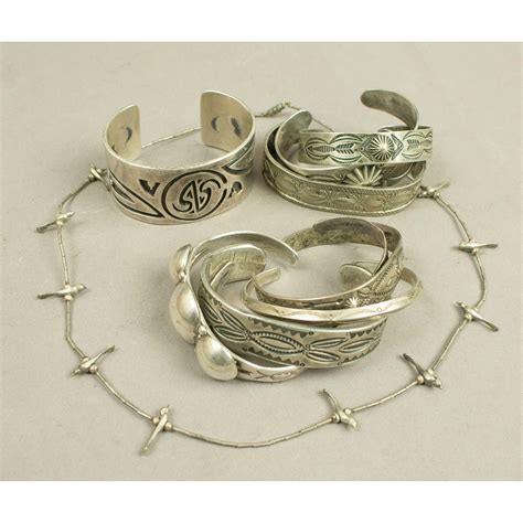 Assorted Sterling Silver Indian Jewelry | Witherell's Auction House