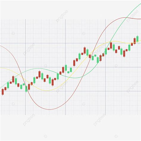 Stock Market Chart White Transparent, Stock K Line Chart Rising Trend ...