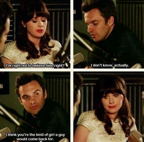 Nick and Jess New Girl Funny, New Girl Memes, New Girl Quotes, Film Quotes, Nick New Girl, New ...