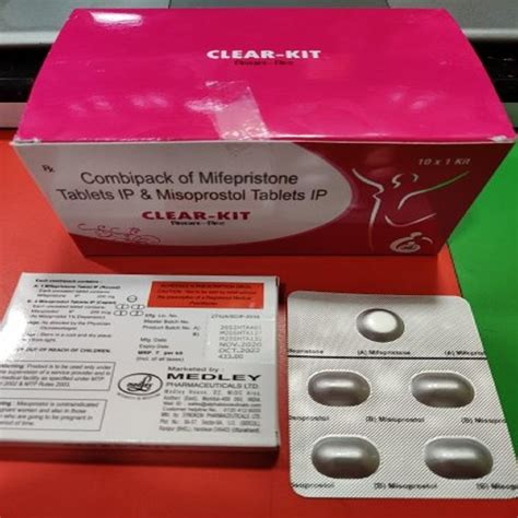 Mifepristone Misoprostol Tablet at Rs 45/stripe | Mifepristone Misoprostol Tablet in Nagpur | ID ...