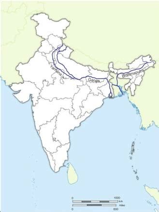 Ganga Yamuna River Map