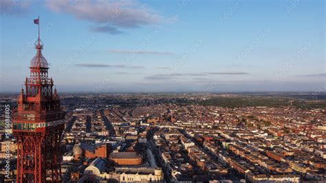 Blackpool Promenade Stock Photo | Adobe Stock