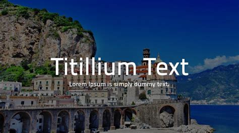 Titillium Text Font Family : Download Free for Desktop & Webfont