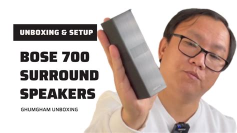 Bose 700 Surround Speakers Unboxing and Set up Video | Ghumgham Unboxing |#bosesurroundspeakers ...