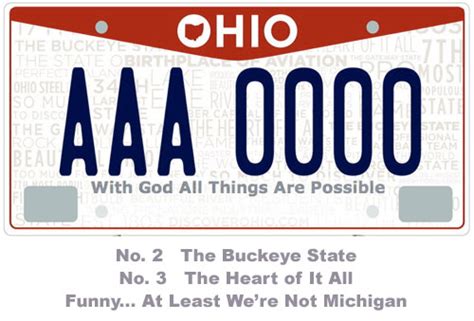 Ohio license plate slogans: God the clear winner, LeBron an object of scorn